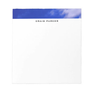 Blå himmel professionell enkel minimalism anteckningsblock