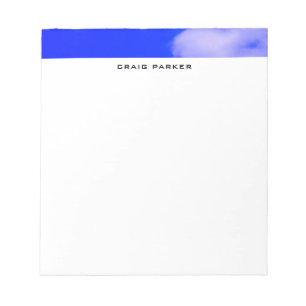 Blå himmel Professionell enkel minimalistisk Anteckningsblock