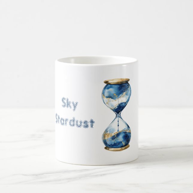 Blå Himmel Stjärnstoft Timmeglas Kaffemugg (Center)