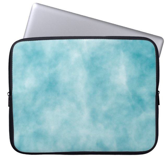 Blå himmel struktur, målning, konst, grafisk dekod laptop fodral (Framsidan)