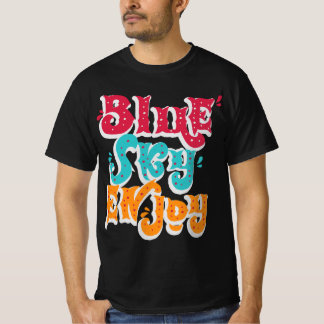 Blå himmel tshirt t shirt