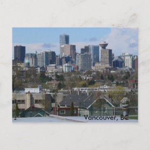 Blå himmel, Vancouver, BC Vykort