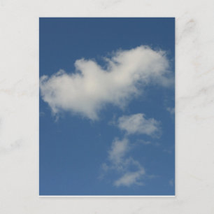 blå himmel vykort
