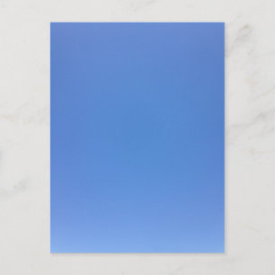 Blå himmel vykort