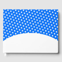 Blå himmel White Polka dots Snowflake Backe