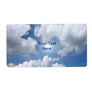 Blå himmelmoln + dina idéer fraktsedel