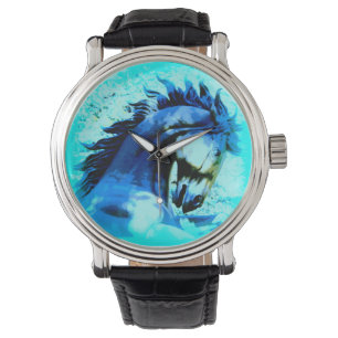 blå hingst armbandsur