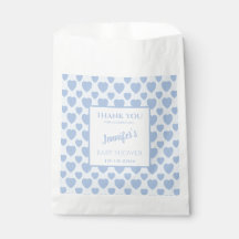 Blå Hjärtan Baby Shower