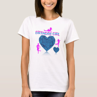 Blå hjärtan födelsedag, t-shirt