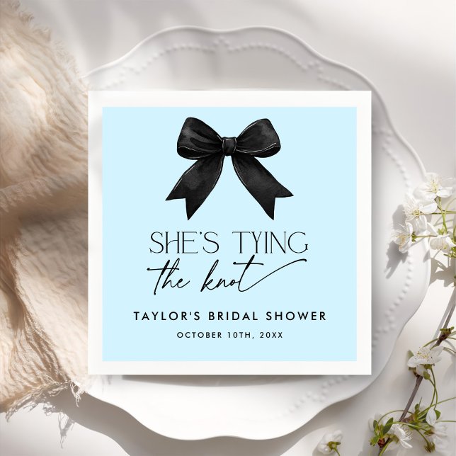 Blå hon Gifter sig Möhippa Pappersservett (Skapare uppladdad)