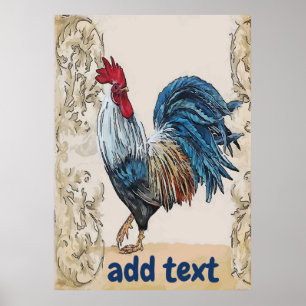 Blå hörn, Redigera text Poster
