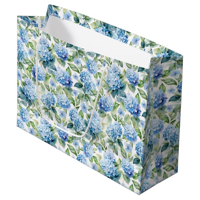 Blå Hortensia (Framsidan Vinklad)