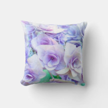 Blå hortensia blommor