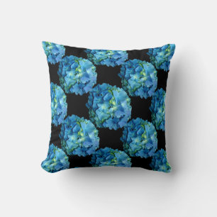 Blå Hortensia Kudde