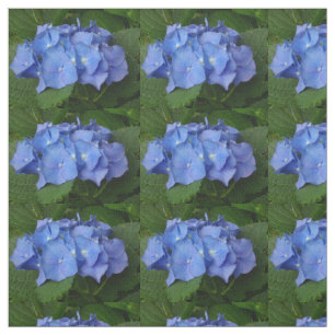 Blå Hortensia Tyg