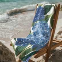 Blå Hortensior | Vacker Blommande Buske