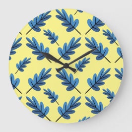 Blå höst stor klocka