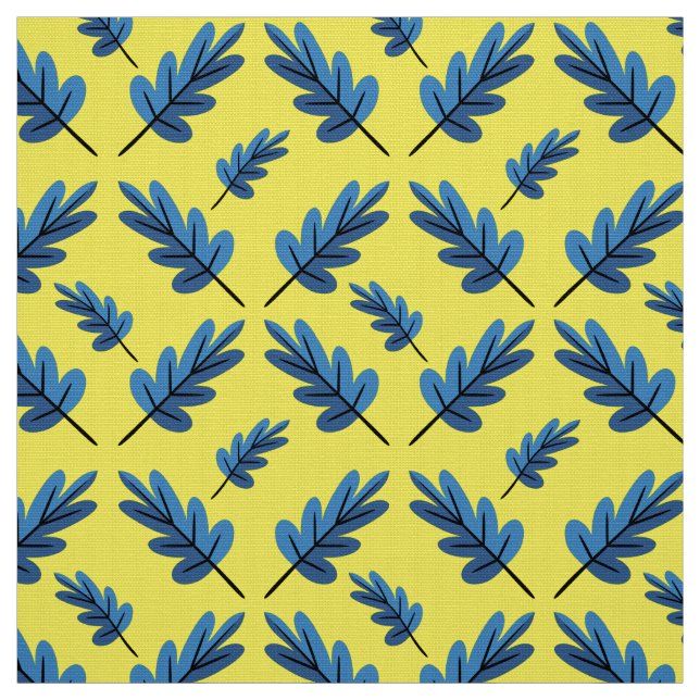 Blå höst tyg (Provkarta)