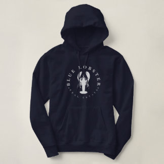 Blå Hummer Fastighetsknapp T Shirt