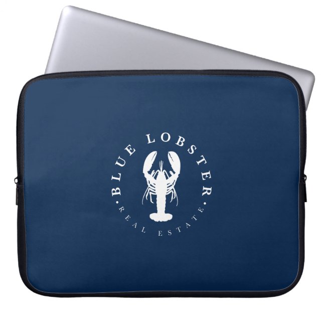 Blå hummer marin datorsurfplatta/fodral laptop fodral (Framsidan)