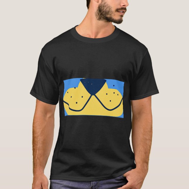 Blå Hund Mask T Shirt (Framsida)