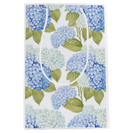 Blå Hydrangea Blad Trädgård Presentpåse