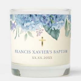 blå Hydrangea-blommor Baptism