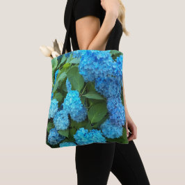 Blå Hydrangea Blommor Blomster Tygkasse