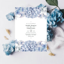 Blå Hydrangea Bröllop