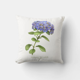 Blå Hydrangea Flower Kudde