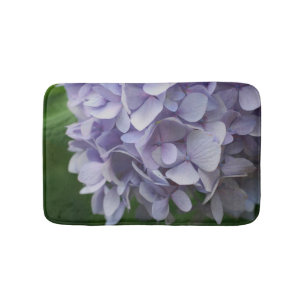 Blå Hydrangea Flower Petals Badrumsmatta