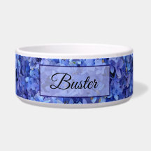 Blå Hydrangea Husdjursfat