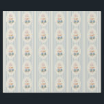 Blå Hydrangea Kustrandig Bröllopsdusch Presentpapper<br><div class="desc">Fira med en klassisk kustbröllopsinbjudan. Denna design har ömtåliga blå och rosa akvarellhydrangeor ramade av en scalloped oval på en tidlös blårandig bakgrund. Det är det perfekta valet för en elegant trädgårdste eller en sommarbröllopsfest.</div>