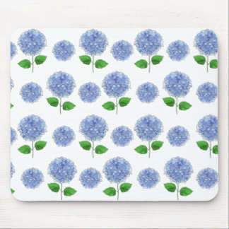 Blå Hydrangea Mouse Pad Musmatta