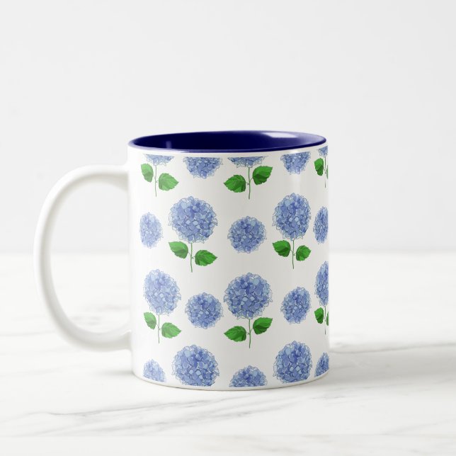 Blå Hydrangea Mugg (Vänster)
