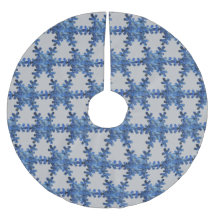 Blå Hydrangea Snöflinga Julgran Skärtröja