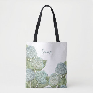 Blå Hydrangea Tygkasse