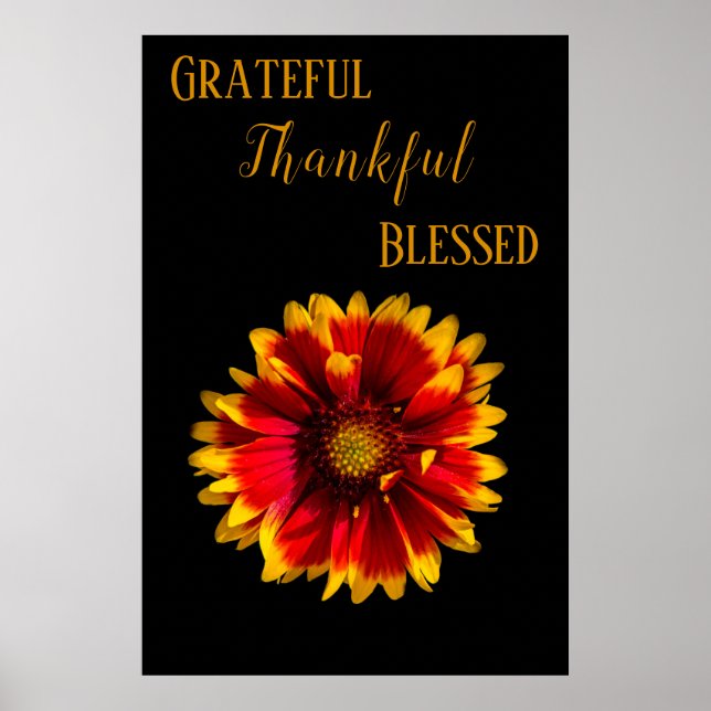 Blå i blomma poster (Framsidan)