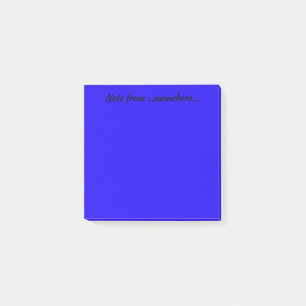 Blå/Indigo Post-it Block