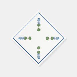 Blå ingefärsvar Topiari Krukväxt  Pappersservett