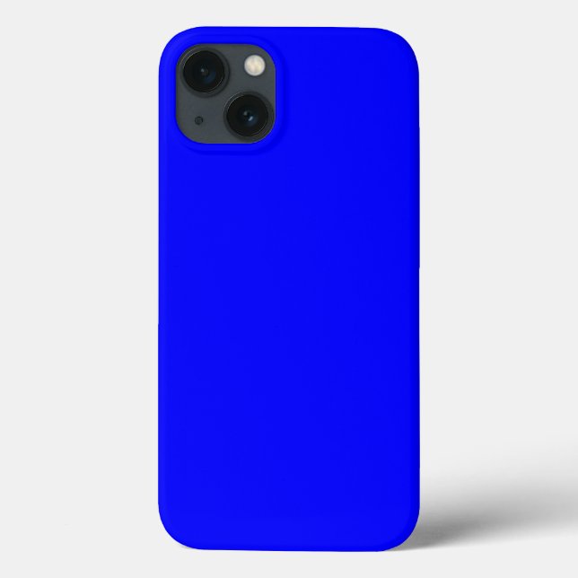 Blå iPhone X-fodral (Baksida)