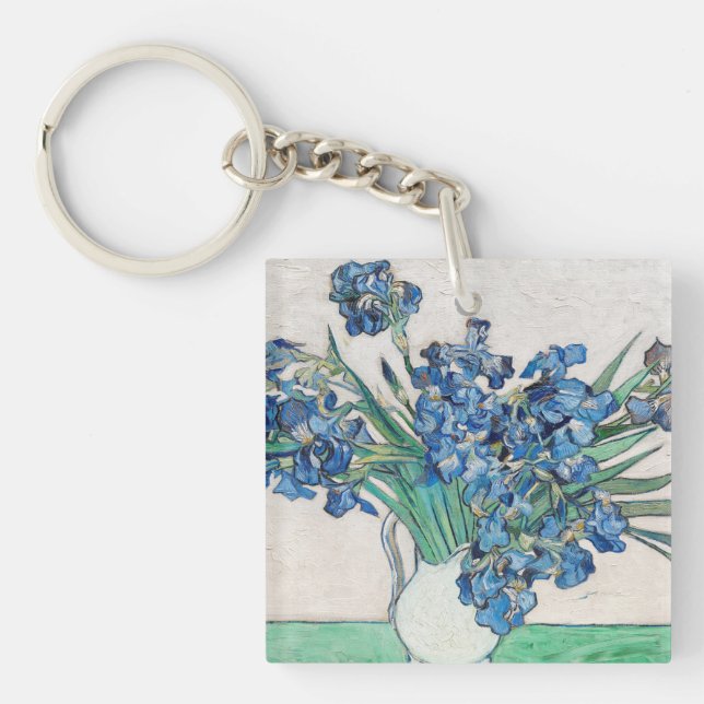 Blå Iris av Vincent Van Gogh Finkonst (Framsidan)