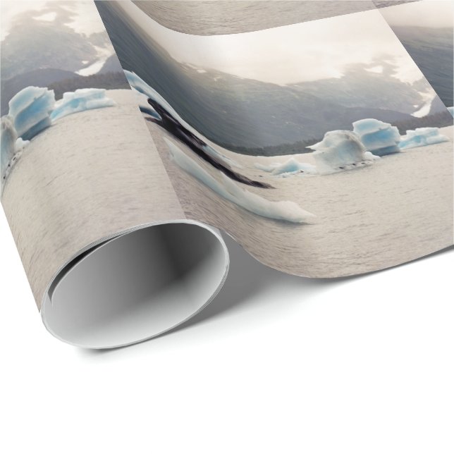 Blå is presentpapper (Rullad Hörn)