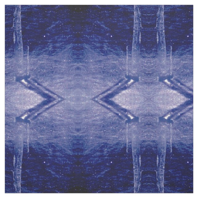 Blå Is Tyg (Provkarta)