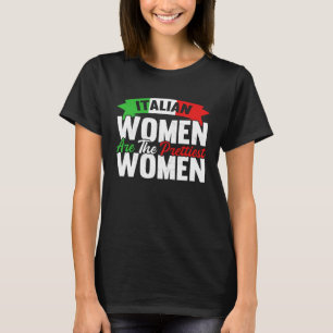 Blå Italien Flagga Italiensk Tjej Italia Rom T Shirt