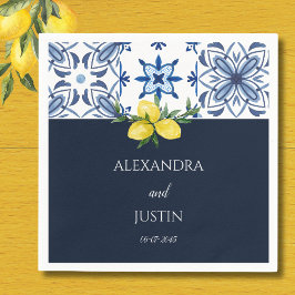 Blå italiensk sjöman, Bröllop i Medelhavet Pappersservett