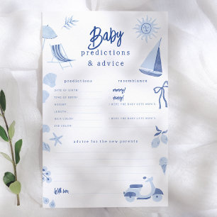 Blå italiensk sommarbaby Förutsägelser & Rådspel
