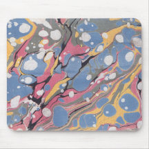 Blå italienska Marble Mönster