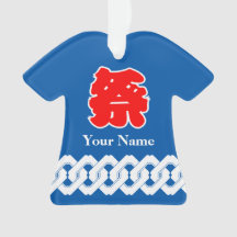 Blå japansk festival Happi Jackar