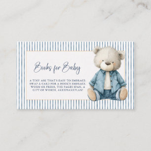 Blå Jean Baby Hydrangea Böcker för Baby Kuvert Tilläggskort